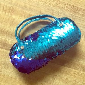 Sequin Eyeglass Case w/ Handles
